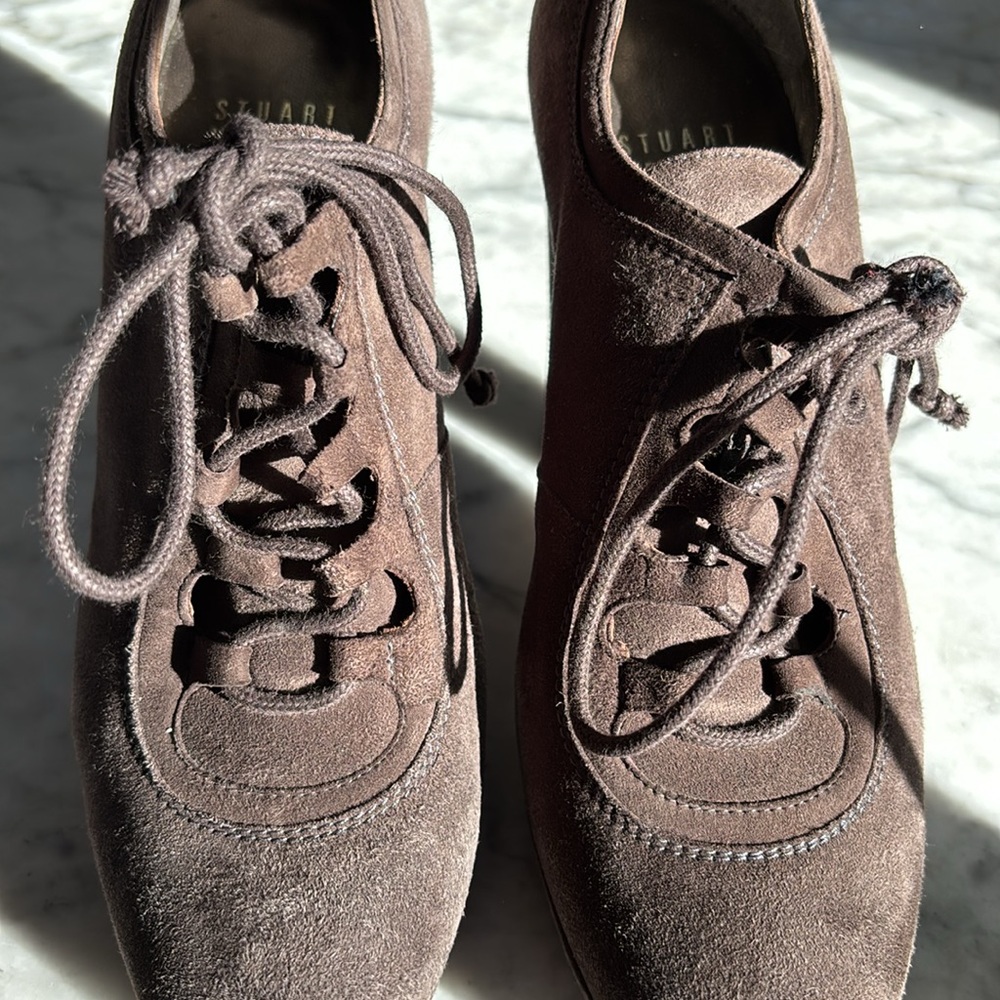 Stuart Whitzman Closed Toe Half Boot Size 6m - image 4